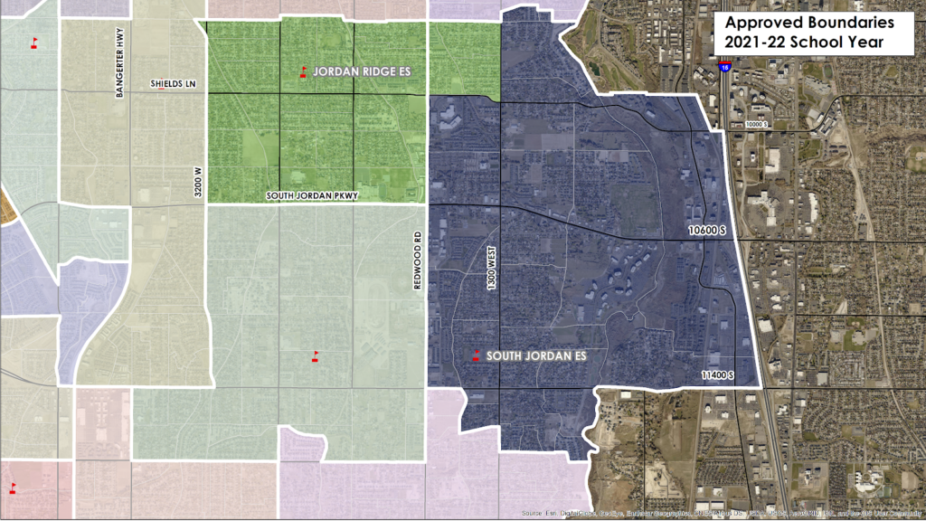 Canyon Crest Academy Boundary Map Boundary Changes – Jordan School District